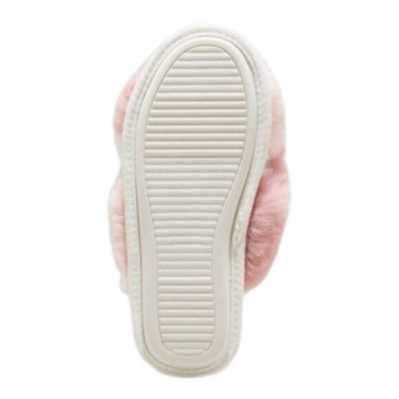 NWT Women's Paris Crossband Fur Slippers - Stars Above - S/M/L - Picture 2 of 2